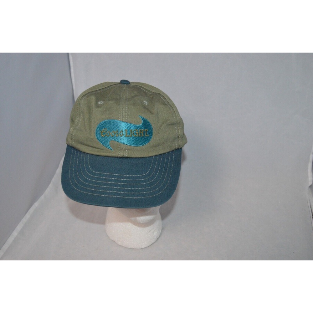 Vintage Coors Light Snapback Trucker Hat Cap Green Beer